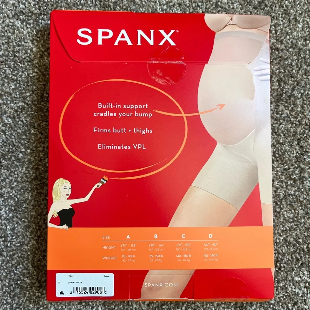 SPANX Short Maternity Support Tights in Nude - Picture 2 of 4